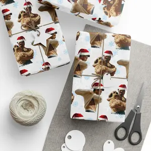 Jonathan Christmas Wrapping Paper, Jonathan Bailey Fan Gift for Fan Glossy Paper Christmas Tree Decor