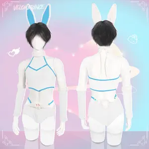 KORURACLUB Velombrance AS06 Cute Bunny Ear Knitwear - Menswear Cosplay Costume Clothes for Men's Special Occasions Men