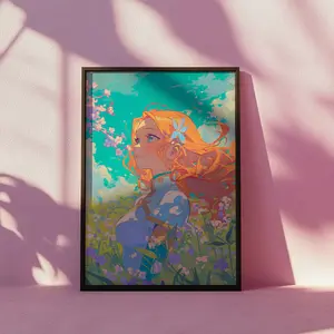 Orihime Inoue Art Print Bleach Anime Poster Kawaii Wall Decor Otaku Gift Japanese Manga Art Aesthetic Room Decor Inoue Artwork