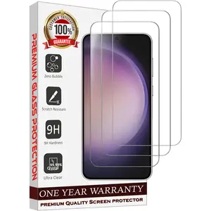 Entronix Clear Screen Protector Compatible with Galaxy A16 - 3 Piece Combo Durable Protection Tempered Smartphone