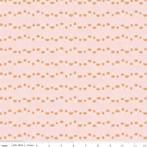 Forest Village Mushrooms on Pink By Riley Blake