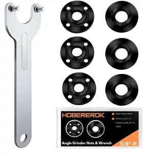 7-Piece Angle Grinder Tool Kit – Universal 5/8-11 Thread Nut Wrench Set for Disc Changes (Fits DeWalt/Milwaukee/Makita/Ryobi/Bosch)