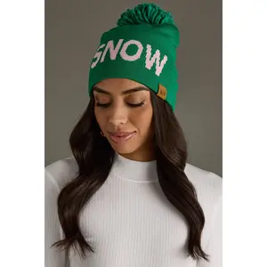 Snow Pom Hat - Green