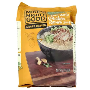 Mike's Mighty Good Craft Ramen, Fried Garlic Chicken Ramen Soup, 2.2 oz (63 g)