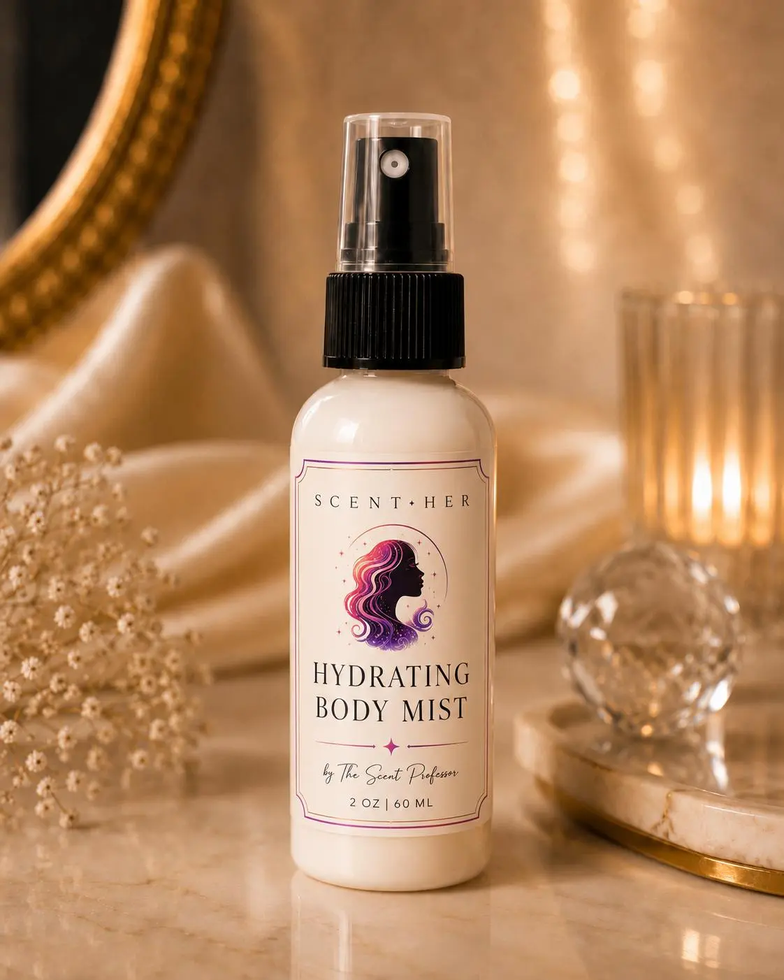 Scent Her  Hydrating Body (2 oz PLASTIC) Body Mist Fragrance