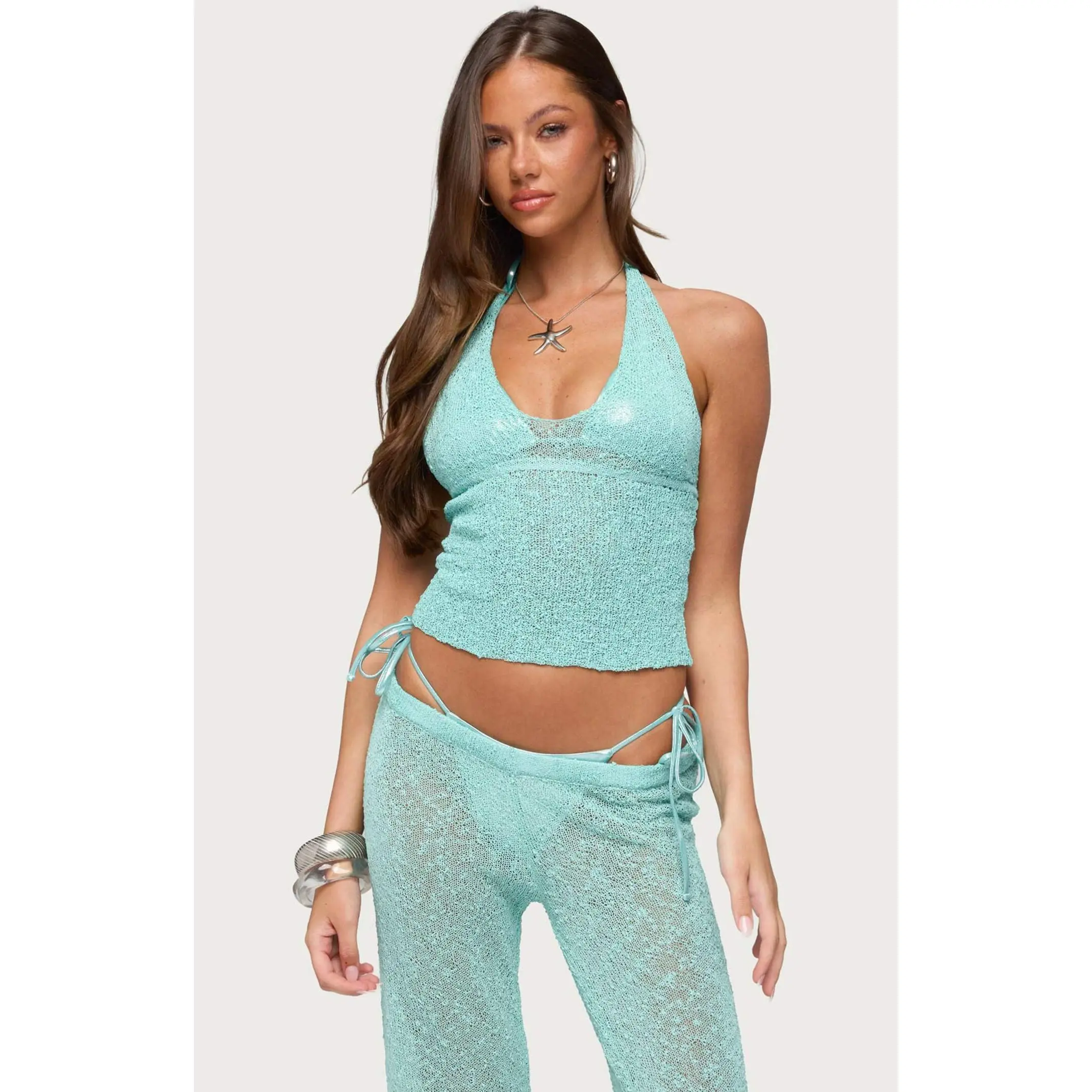 Edikted Women's Bena Knit Halter Top