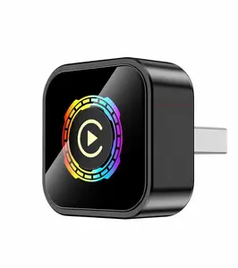 Wireless CarPlay Adapter - Upgraded with Stable Signal, Automatic Connection, Car Audio Support; Compatible with Android 11+ & Apple 10+ Systems, Ideal for Daily Driving & Road Trips