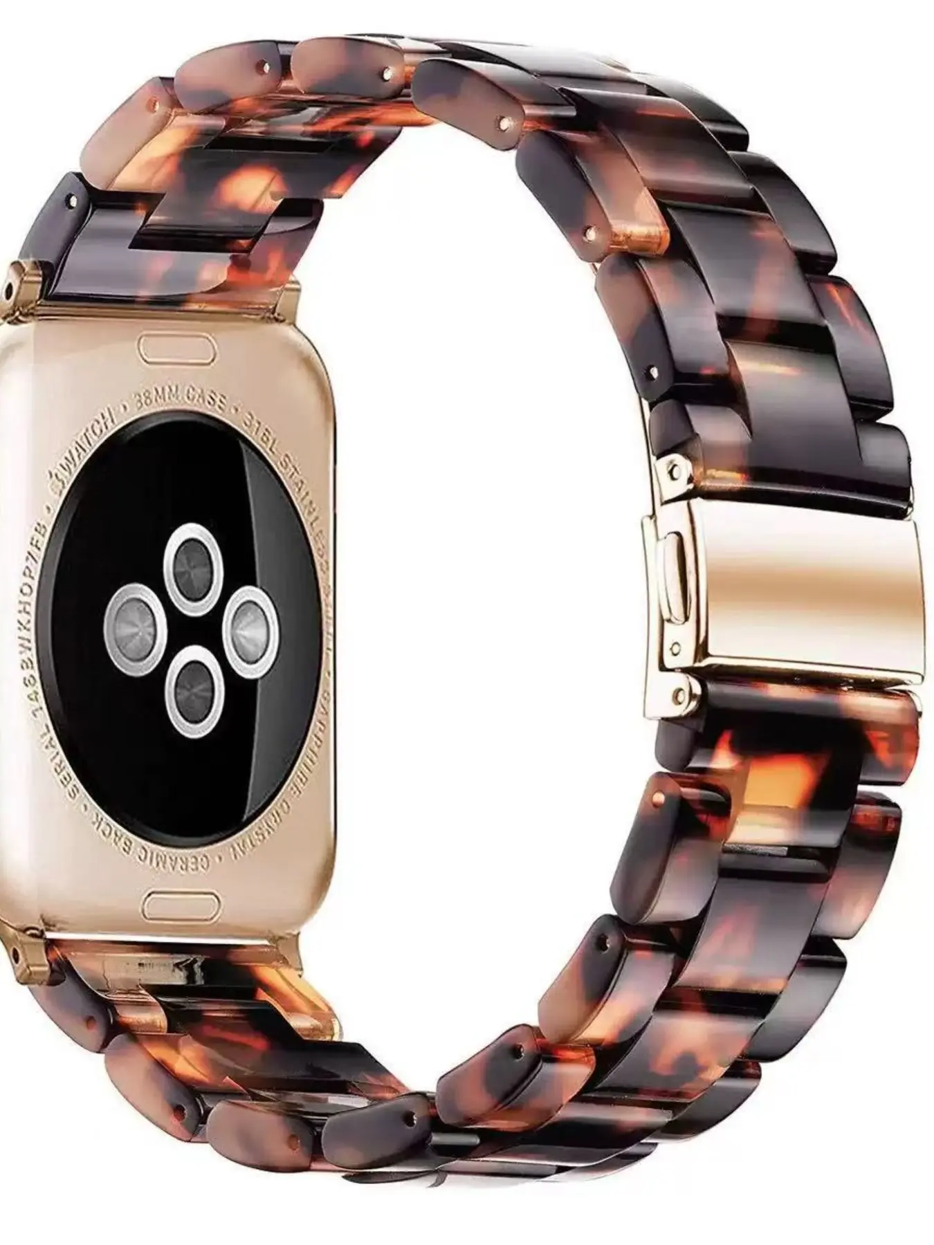 Compatible with Apple Watch Series 10, New Creative Resin Fashion Strap, Smartwatch Strap, Lightweight 42/46mm Watch Band for Se Model, Smart Watch Straps, Smartwatch Accessories