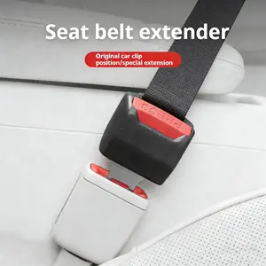 Mini Car Seat Belt Helper Easy Install No Tools Needed Removes Annoying Warning Chime Secure Fit Durable Material Universal Compatibility Car Seat Attachment