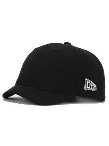 Men's Short Brim Baseball Cap, Vintage Letter Embroidery, Adjustable 3cm Visor, Outdoor Streetwear, Casual Unisex Hat, Spring Summer, Vintage Embroidered Cap