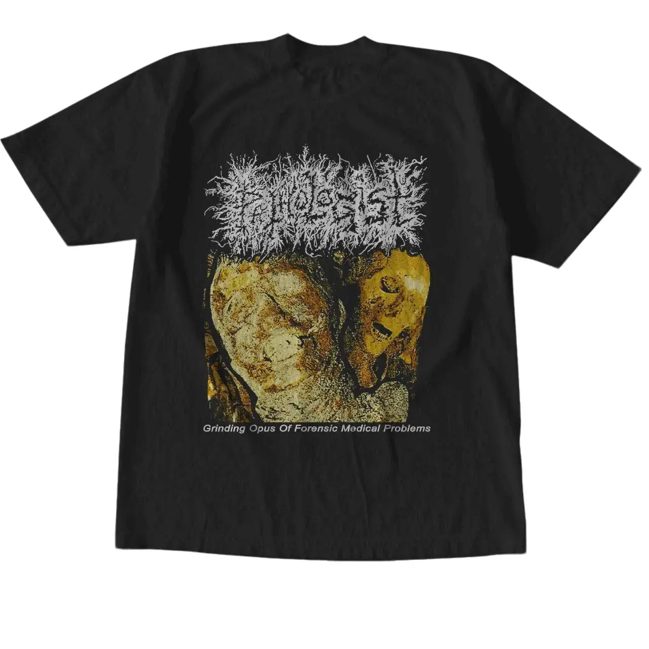 Vintage Forensic Grindcore T-Shirt, Extreme Metal Graphic Tee, Distressed Medical Horror Shirt, Y2K Underground Band Style Unisex Top