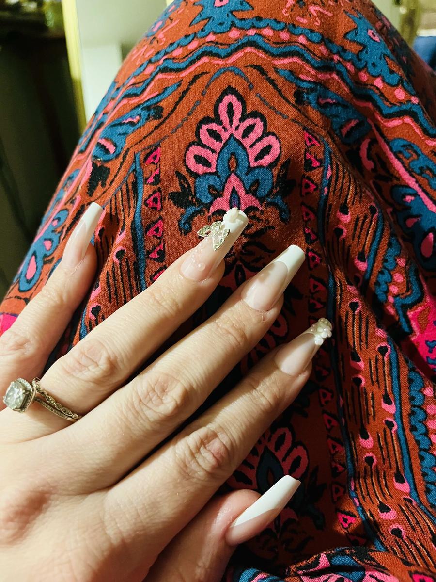 Item: Artificial diamonds & pearls & Flower, one-size