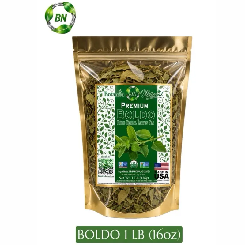 BN BOLDO DRIED LEAF 1LB PREMIUM TEA ORGANIC NATURAL MEXICAN HERBAL TEA BEVERAGE