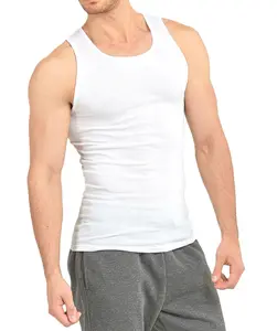 Men's 100% Cotton A-Shirts 3 Pairs Pack Sizes S to 3XL Comfortable Everyday Wear