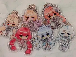 Acrylic Keychains of some characters from ZZZ, featuring Obol Squad and Spook Shack!