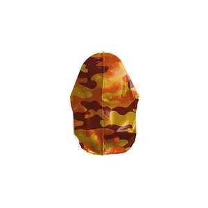 Orange Camo Silk Durag