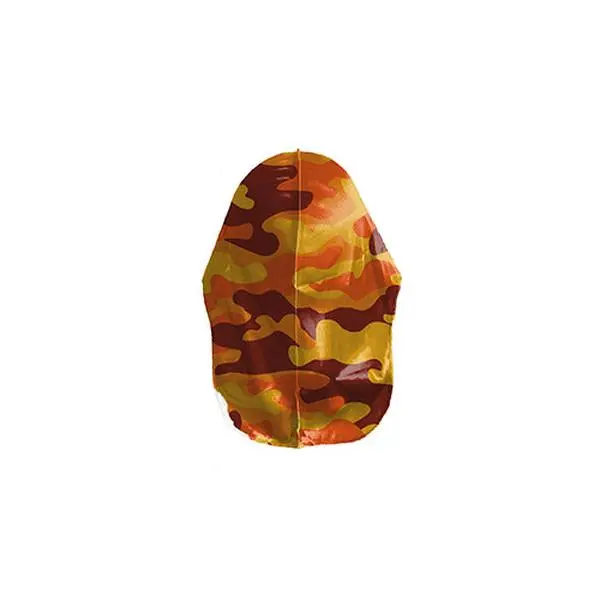 Orange Camo Silk Durag