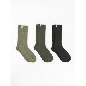 Women's Plush Lounge Calf Sock 3-Pack