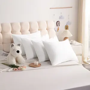 Bedsum Waterproof Pillow Protectors 4 Pack - HiddenZipper, Ultimate Pillow Protection from Liquid, Highquality,Easycare