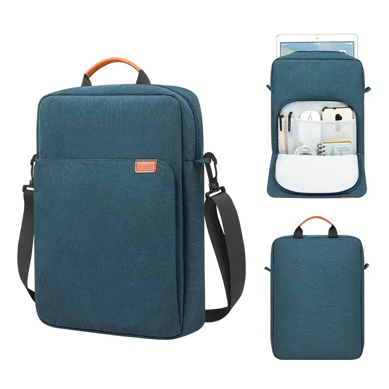 Polyester Storage Bag for Outdoor Use, Crossbody Tablet Bag, Tablet Sleeve Pouch, Large Capacity Portable Business Tablet Handbag