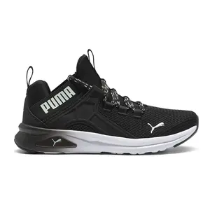 PUMA Womens Enzo 2 Revamp Running Sneakers Shoes - Black