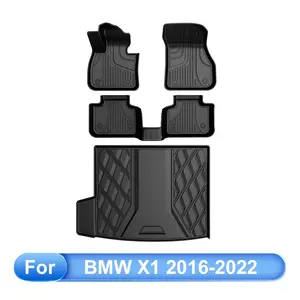 【summervibes 】All Weather Floor Mats Fit For 2016- 2022 BMW X1  Anti Skid Interior Accessories