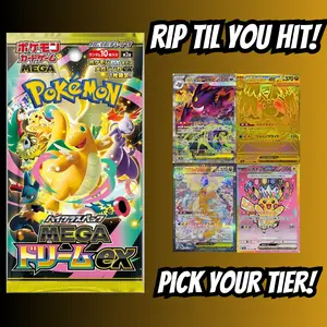 RTYH Pokemon Mega Dream EX Booster Pack - Rip Until You Hit -