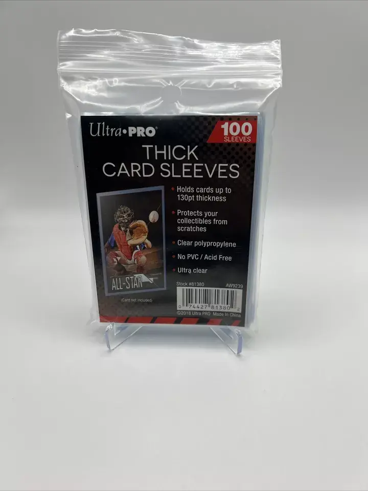 Ultra Pro Thick Card Sleeves for Thick Jersey or Memorabilia Sports Trading  Cards - TikTok Shop