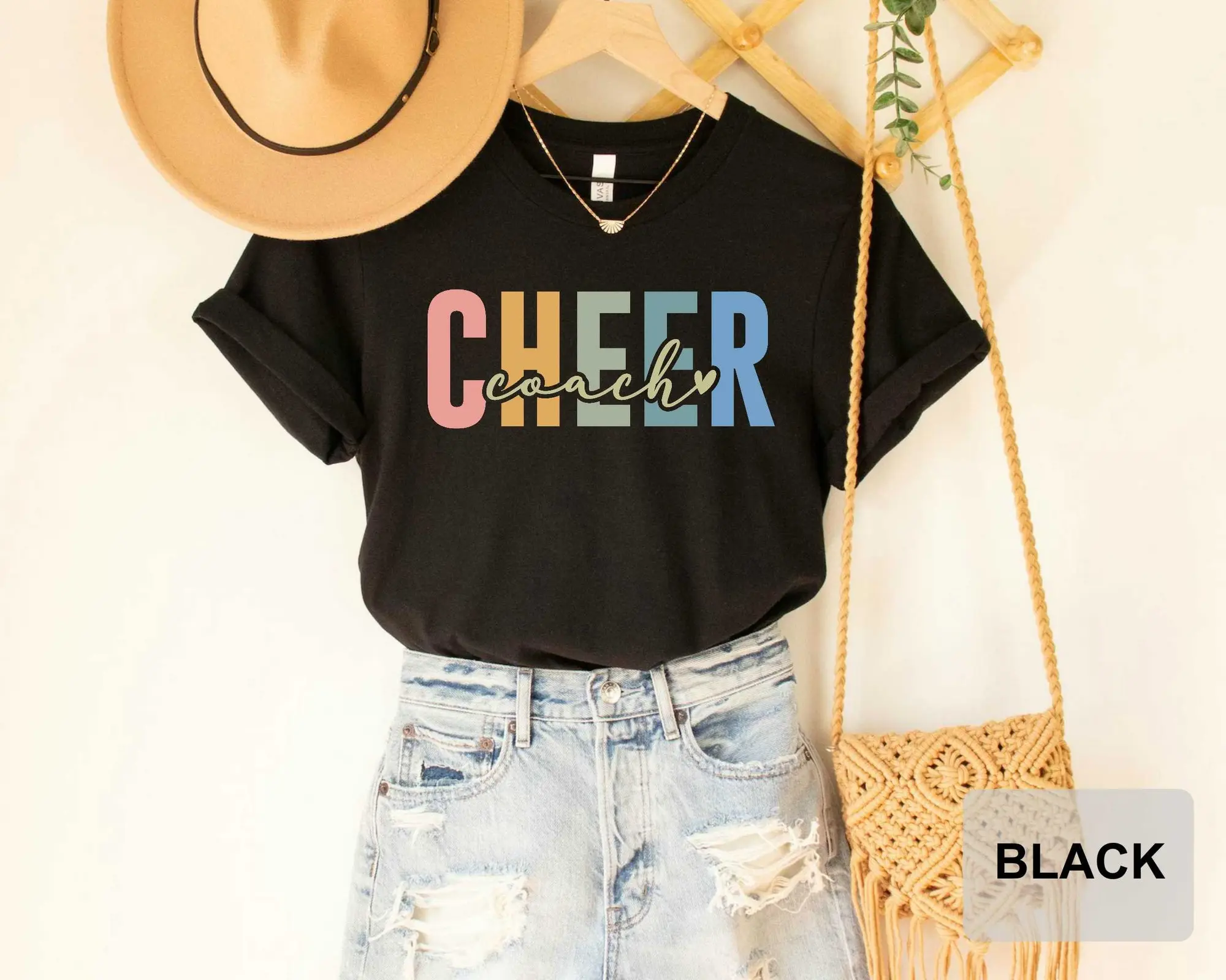 Cheer Coach Shirt Gift For Coach Cheer Coach T-Shirt Basketball Coach Shirt Game Day Tshirt Cheer Season