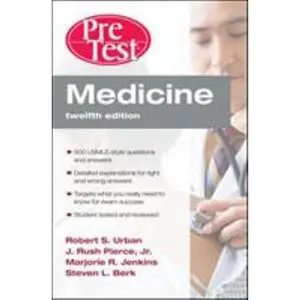 USED-Medicine PreTest Self-Assessment & Review, Twelfth Edition (PreTest Clinical Medicine) by Robert Urban (Paperback)