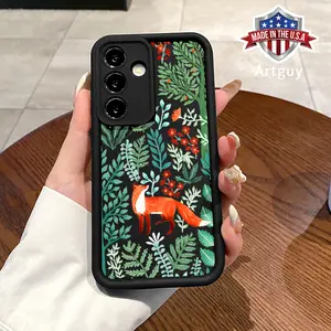 Case for Samsung S24 ultra plus S25 S23 S22 Ultra Plus Fox in Flora Advanced fashion gift Pocket-Friendly Shockproof Silicone Protective Softcase