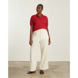 Everlane The Oversized Polo - Goji Berry