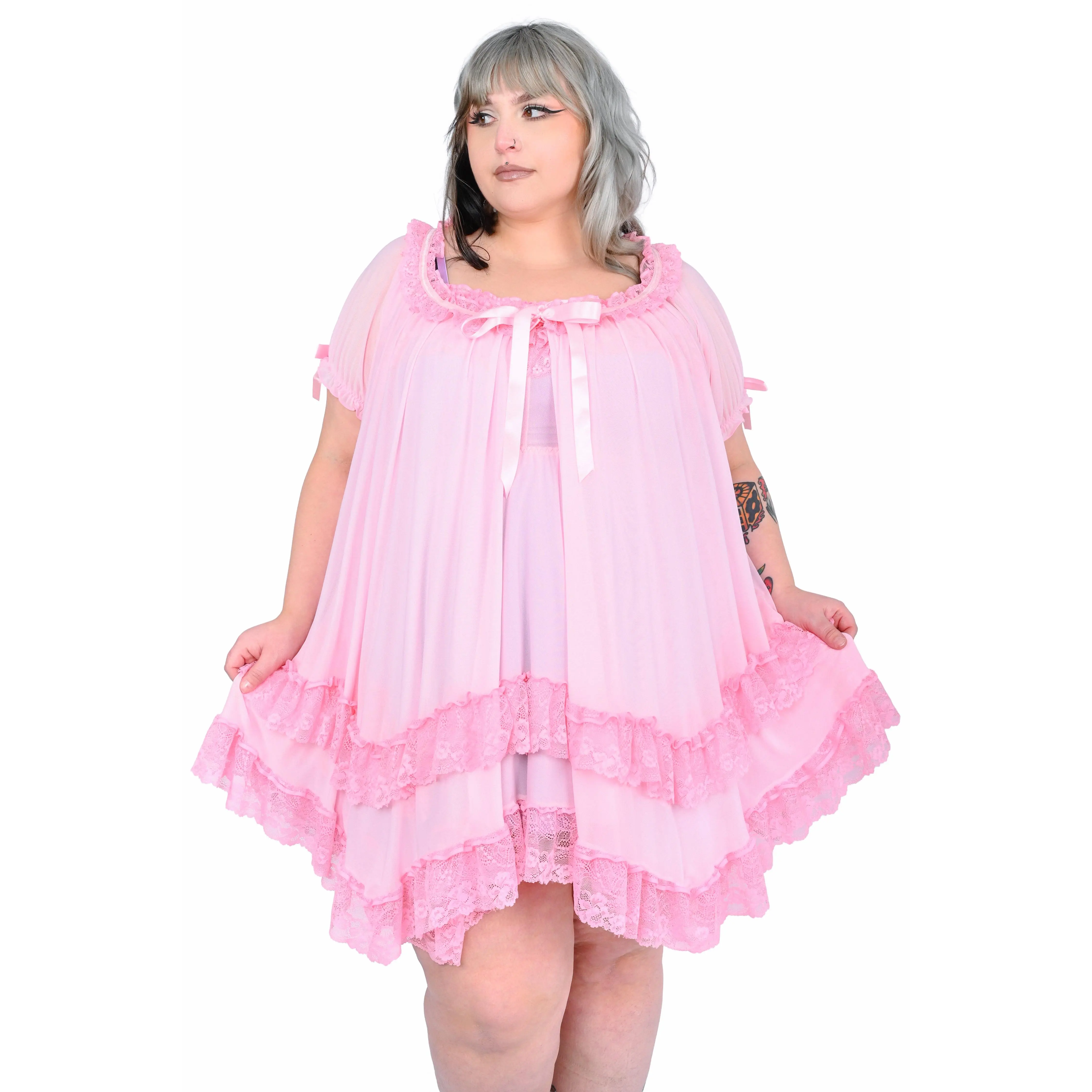 Brigitte Peignoir - Pink