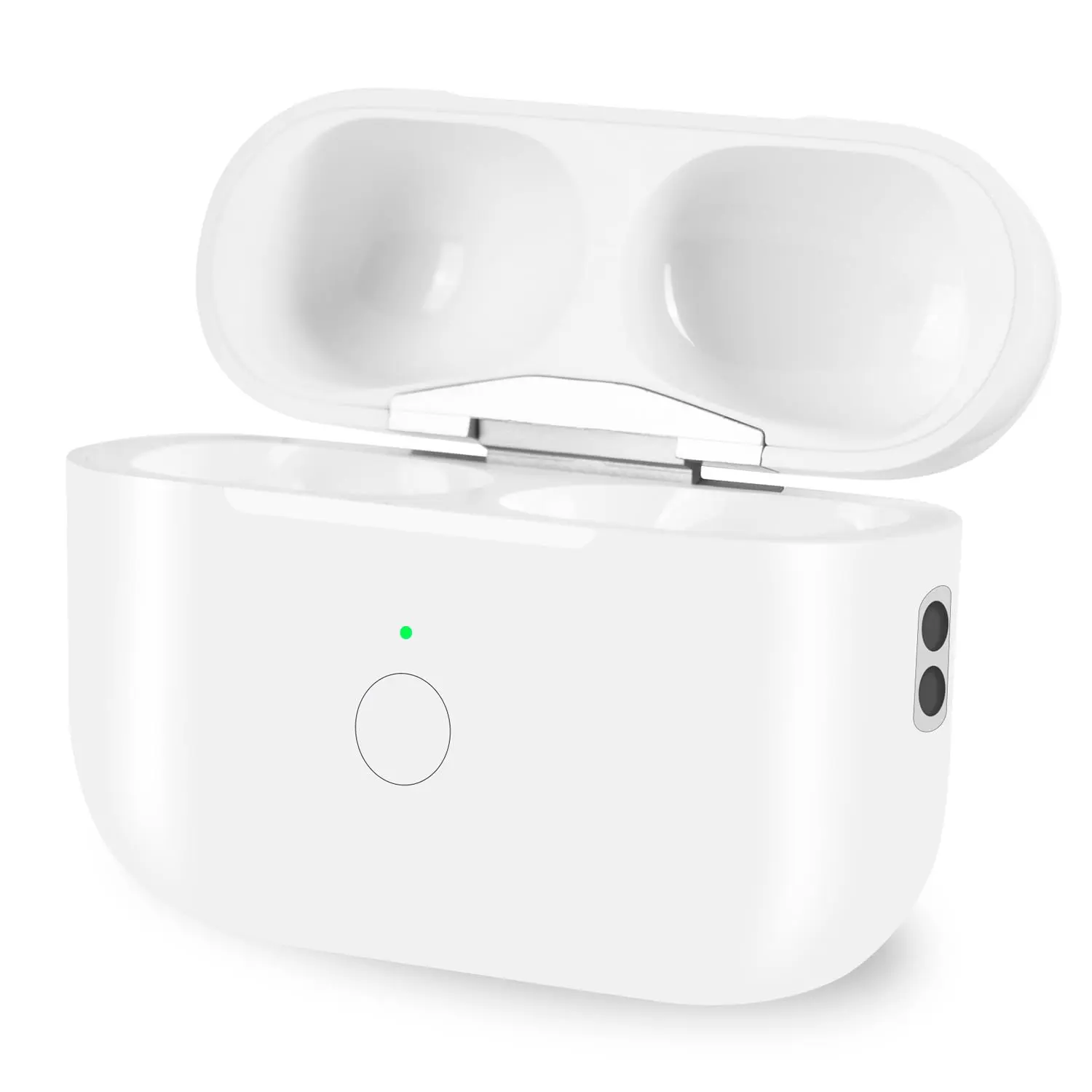 Portable Chargeable Airpods Pro Replacement Case - 660 mAh, 20 Minutes Quick Response, Lightweight Perfect Replacement for 1st-2nd Gen, with Sync, Cable Compatibility, Pairing Button (No Earbuds)