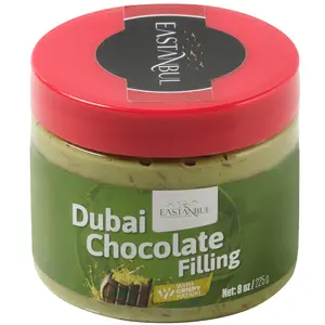 Eastanbul Dubai Chocolate Bar Mixture,Chocolate Bar Pistachio Filling, 8oz