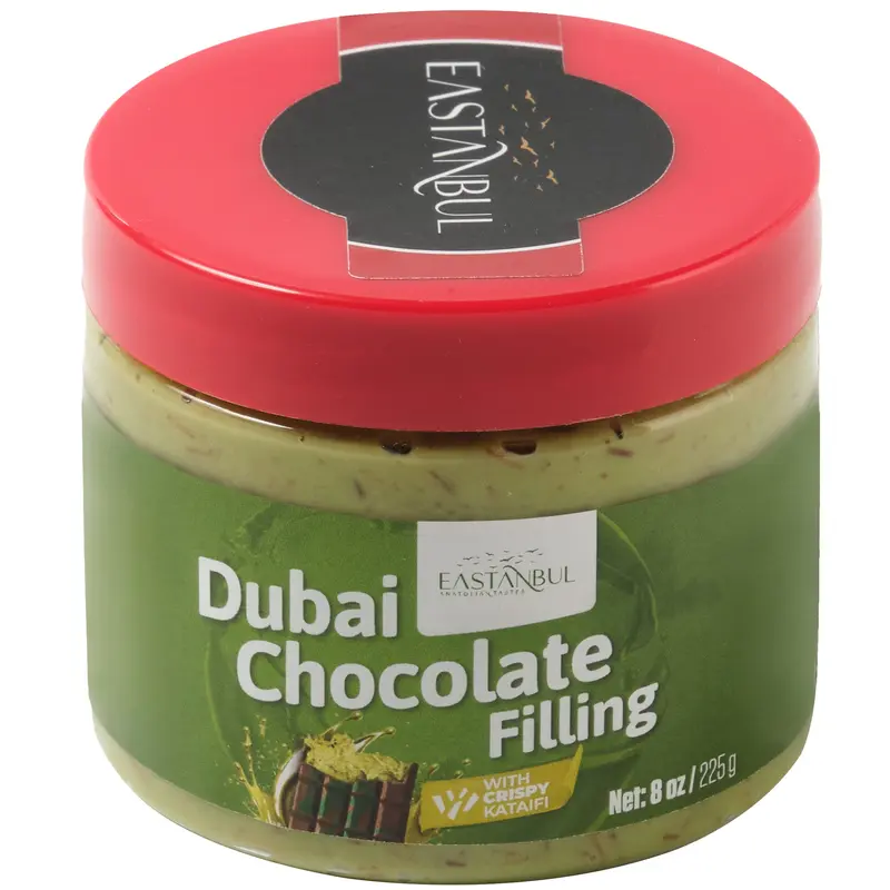 Eastanbul Dubai Chocolate Bar Mixture,Chocolate Bar Pistachio Filling, 8oz