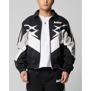 Loiter Hybrid Track Jacket Black/Grey