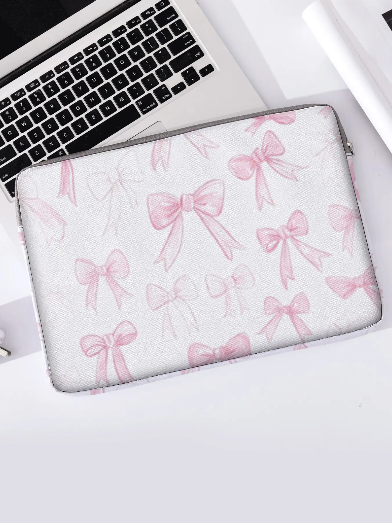 Butterfly Pattern Printed Laptop Bag, Laptop Casing, Laptop Cover, Soft Notebook Sleeve, Fits Laptops & Tablets, Zippered Storage Pouch, Casual Style, All Seasons, Laptop Accessories, Computer Accessories