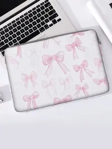 Butterfly Pattern Printed Laptop Bag, Laptop Casing, Laptop Cover, Soft Notebook Sleeve, Fits Laptops & Tablets, Zippered Storage Pouch, Casual Style, All Seasons
