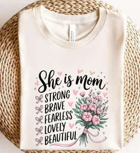 She Is Mom Shirt, Christian Mom Shirt, Christian Mom Gift, Blessed Mom Shirt, Religious Gift For Mom, Mothers Day Shirt, Gift Shirt for Mom