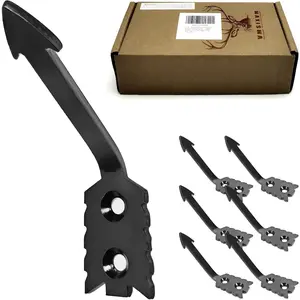 European Deer Skull Mount Hanger, Euro Wall Mount Hanger for Deer Head and Other Smaller Animals, Skull Wall Hooker with Easy Install Kit for Indoor Outdoor