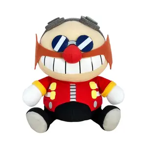 Sonic Hedgehog - SD Robotnik "Dr. Eggman" Sitting Plush 7"H