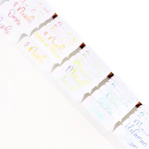 Idyllic Grace - Book of Mormon Tabs - Holographic - Book of Mormon Tabs , Silver Foil Lettering, Journaling, Index Tabs, Matte Laminated, Book of Mormon, Doctrine and Covenants, Pearl of Great Price