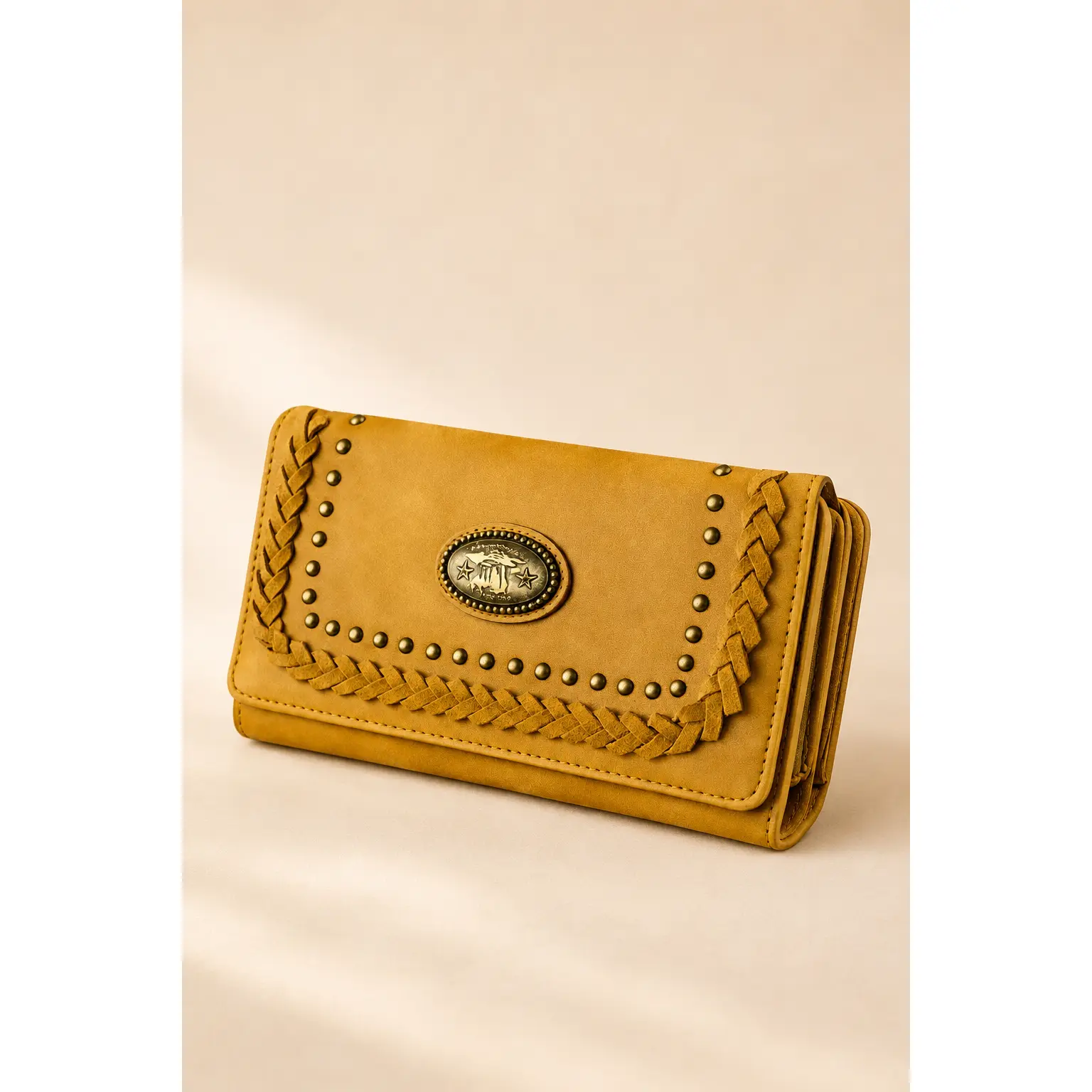THE SUEDE STITCH WALLET