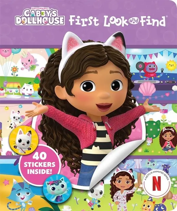 DreamWorks Gabby's Dollhouse: First Look and Find by Pi Kids (Hardcover)