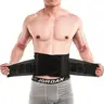 LHU Unisex Tencel Waist Training Lumbar Compression Belt - Multi-Size, Breathable, Adjustable Lower Back Brace for Lifting, Workouts, Waist Training Belt