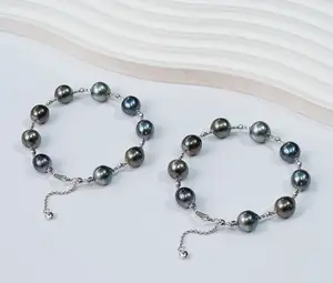 048-Tahiti pearl bracelet（H925S1312）