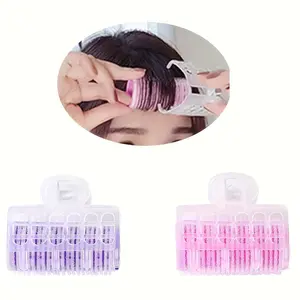 Self-Adhesive Hair Rollers for Perfect Bangs and Curls - Easy to Use Hair Curling Tool for Girls and Women