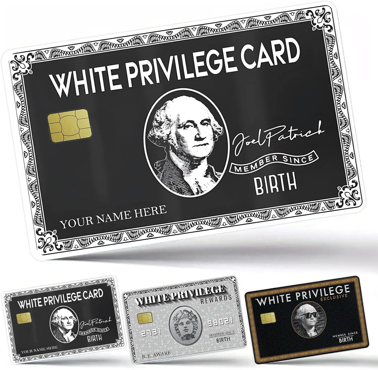 4 Pack Wh te Prv ge Combo Pack Debit Card Skin CCWraps Credit Card Vinyl Sticker