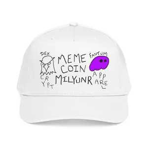Meme Coin Millionaire Baseball Cap — Crypto Art Snapback
